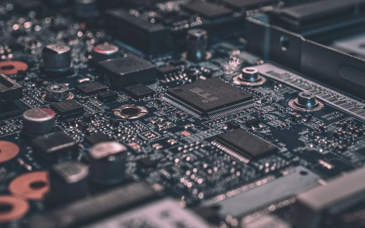 Close-up of a circuit board